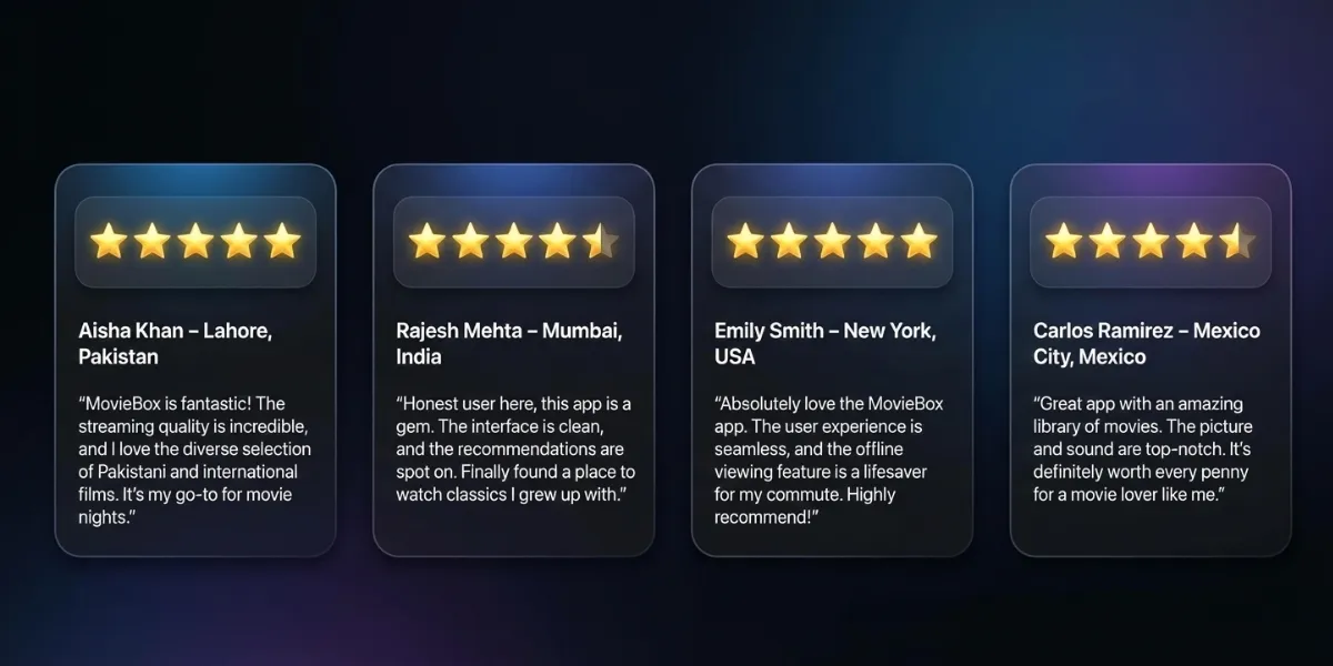 Moviebox apk Reviews